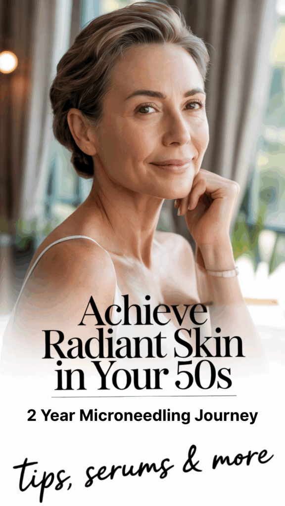 Achieve radiant skin in your 50s with microneedling